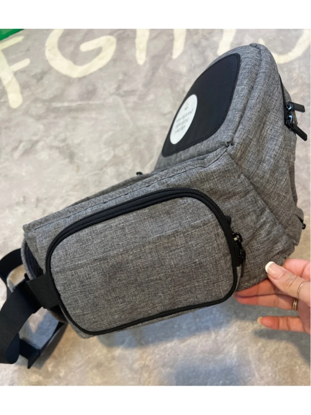 Women's Tushbaby Grey Baby Hip Carrier Bag One Size